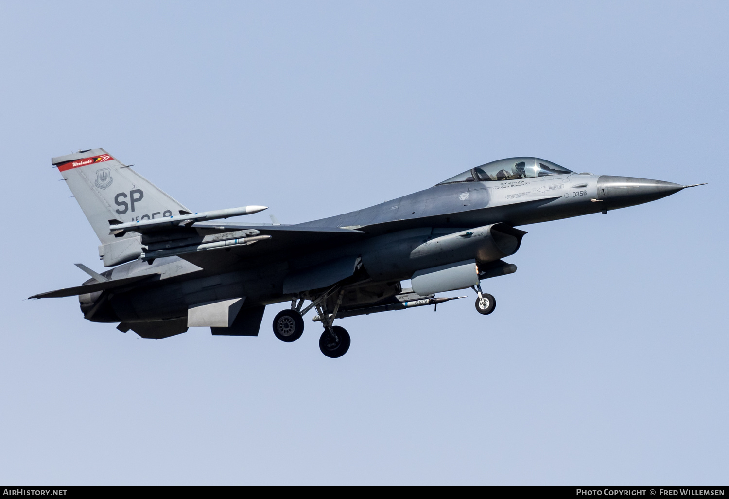 Aircraft Photo of 91-0358 / AF91-358 | General Dynamics F-16CM Fighting Falcon | USA - Air Force | AirHistory.net #457041