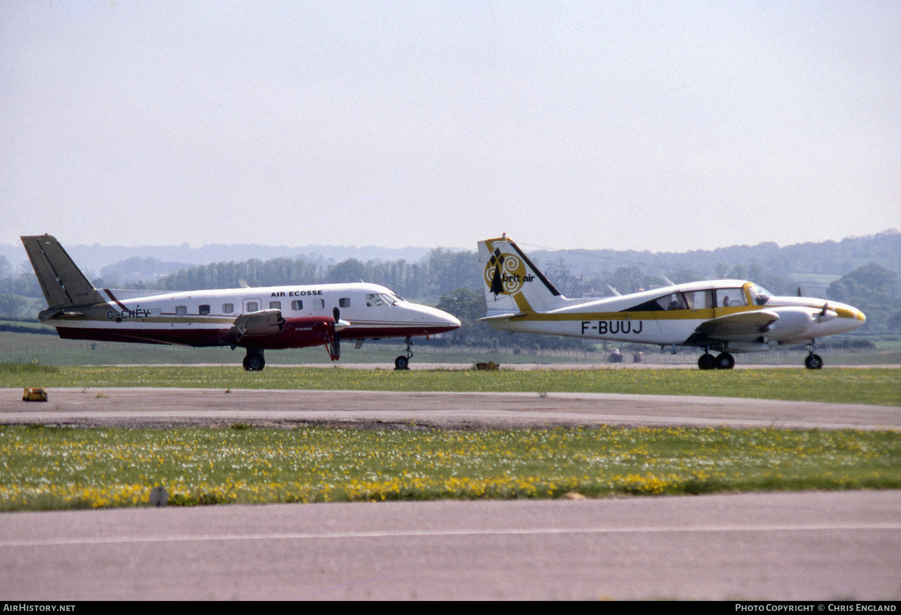 Aircraft Photo of G-CHEV | Embraer EMB-110P2 Bandeirante | Air Écosse | AirHistory.net #457049