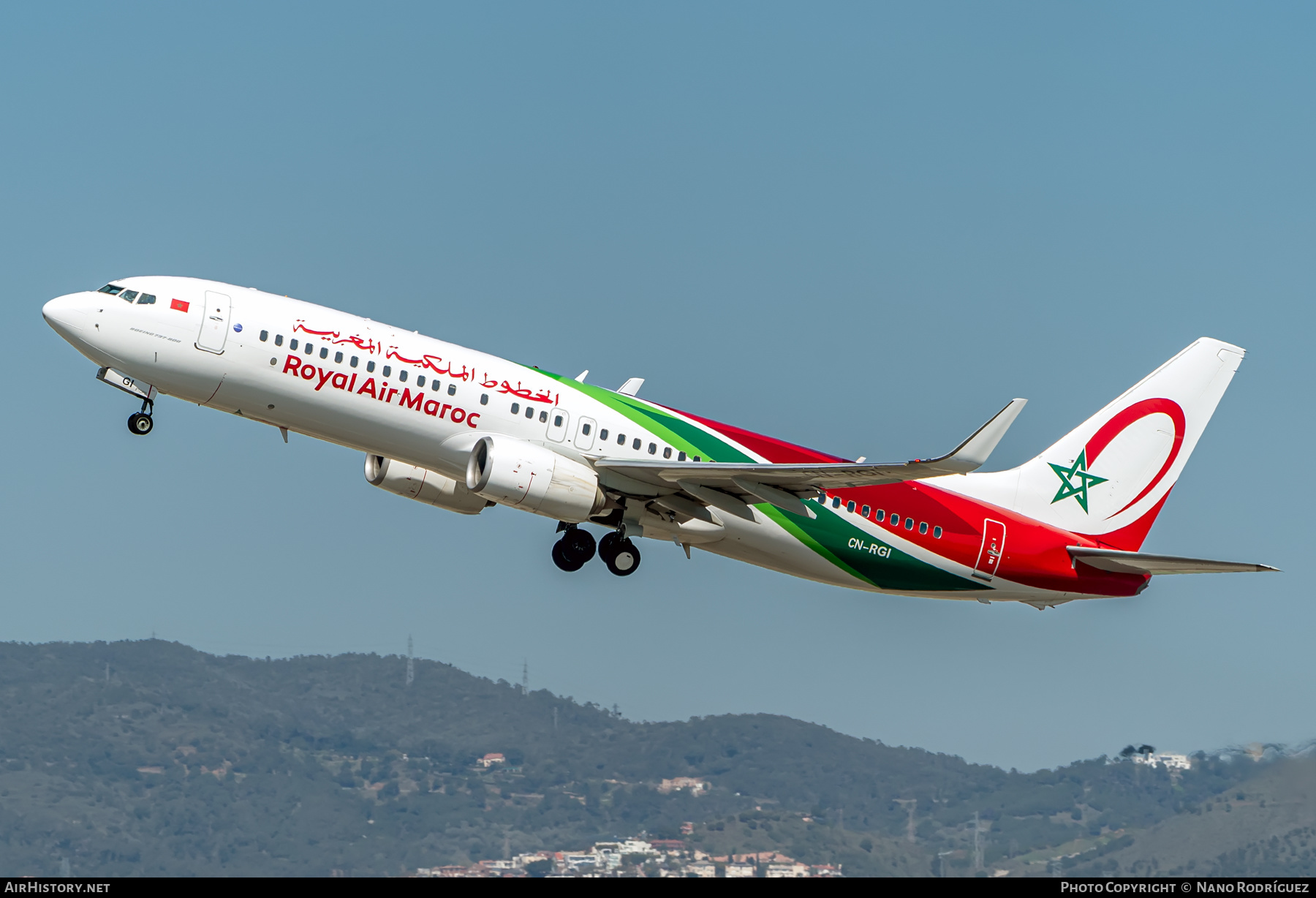 Aircraft Photo of CN-RGI | Boeing 737-86N | Royal Air Maroc - RAM | AirHistory.net #457094