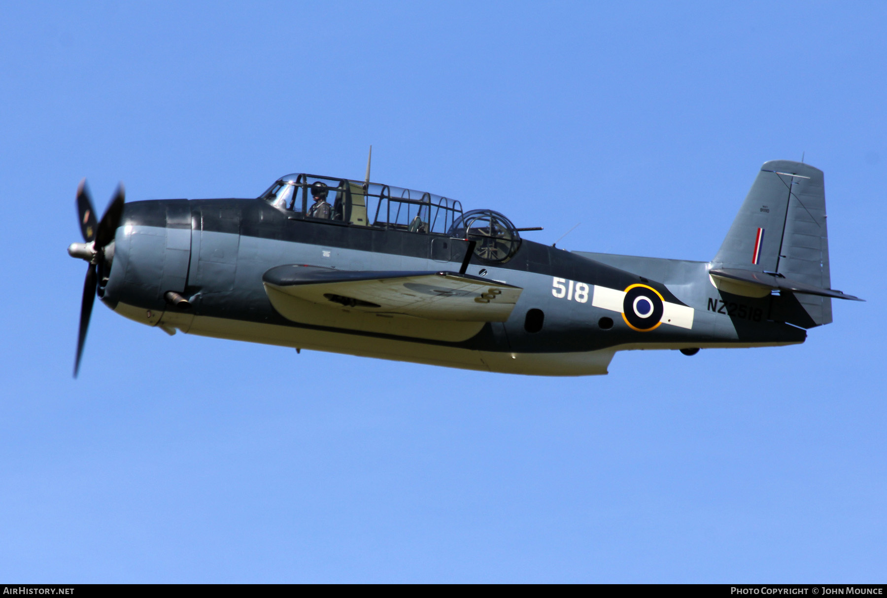Aircraft Photo of ZK-TBM / NZ2518 | Grumman TBF-1C Avenger | New Zealand - Air Force | AirHistory.net #457117