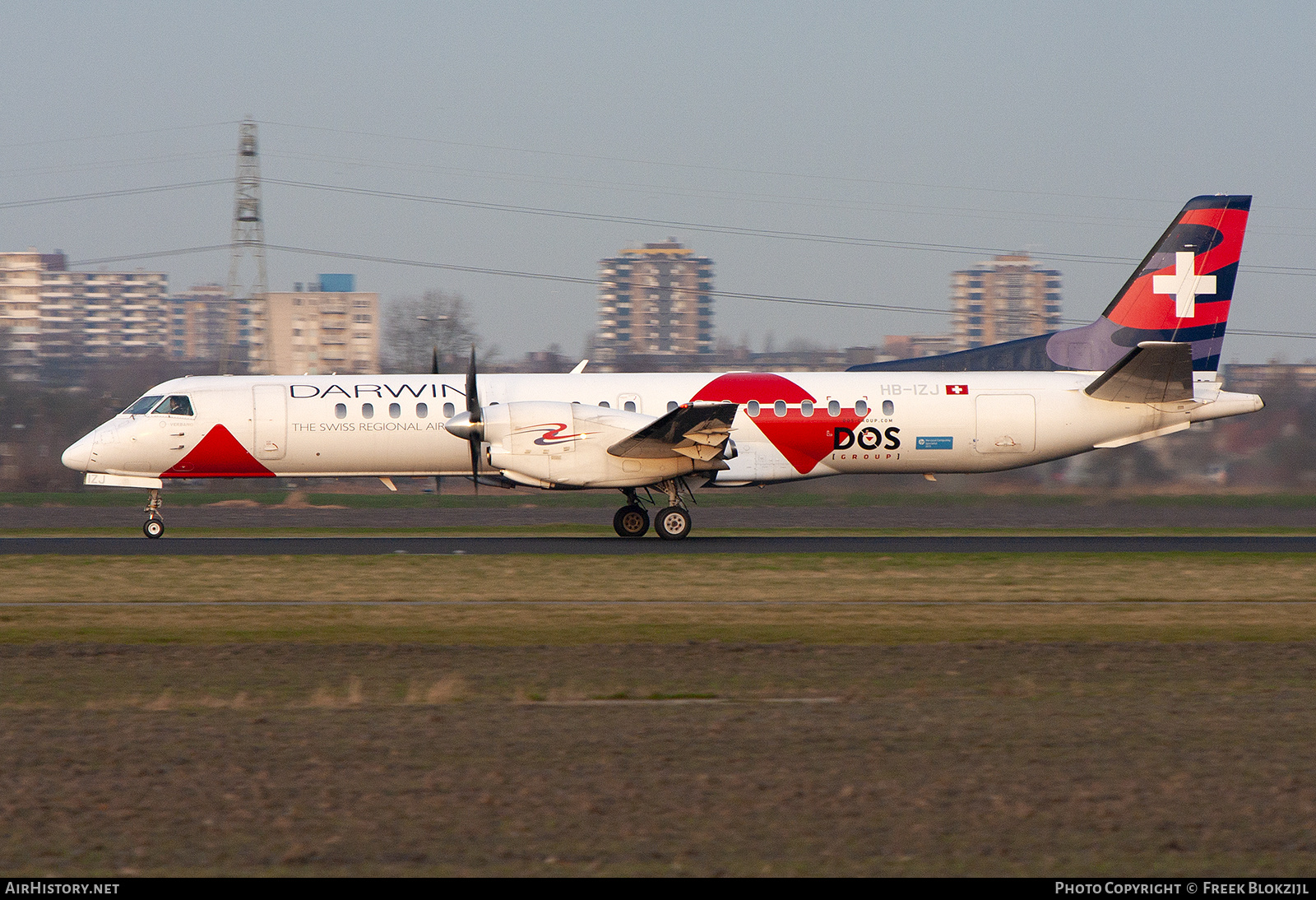 Aircraft Photo of HB-IZJ | Saab 2000 | Darwin Airline | AirHistory.net #457134