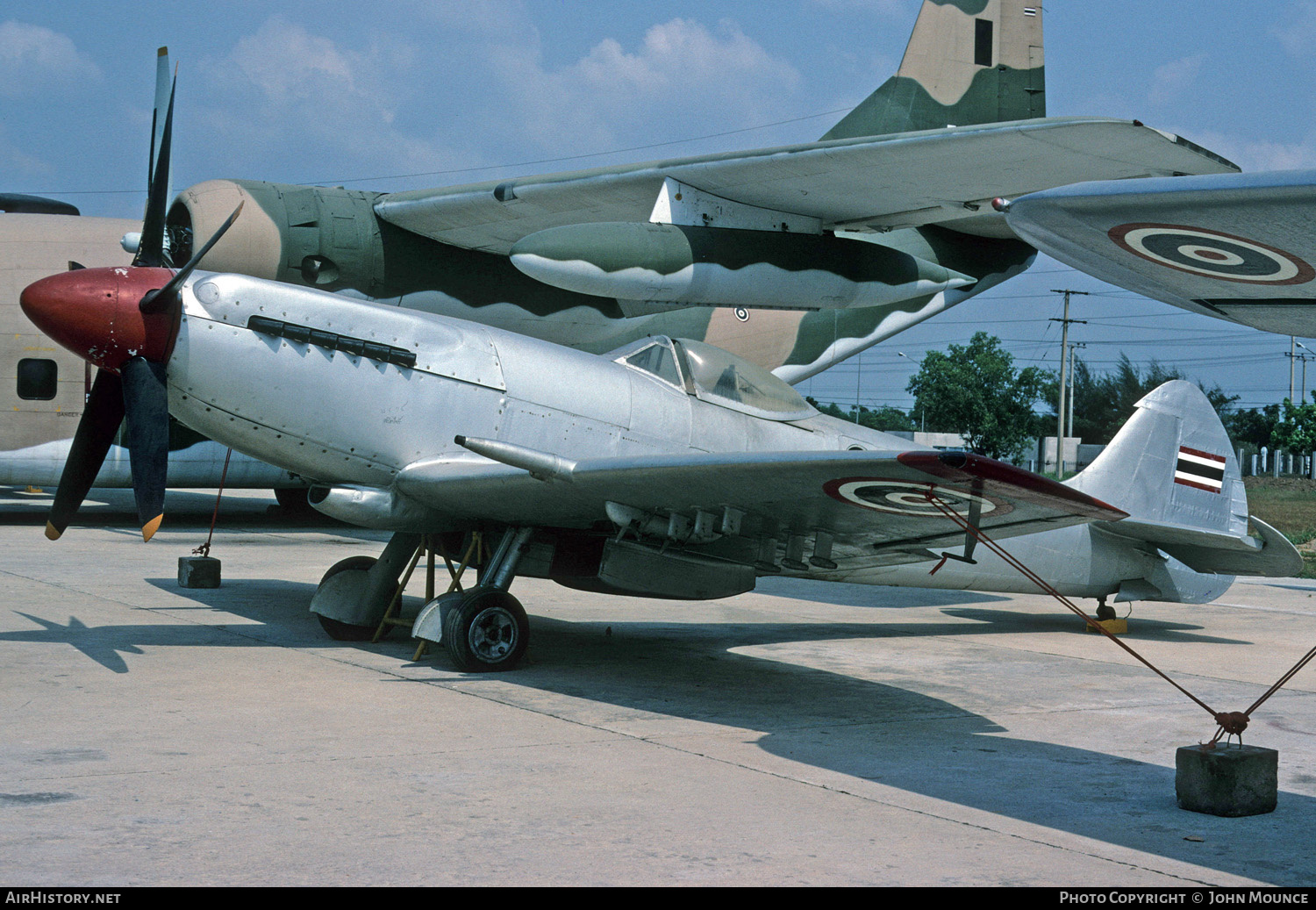 Aircraft Photo of KH14-1.93 | Supermarine 379 Spitfire FR14E | Thailand - Air Force | AirHistory.net #457177