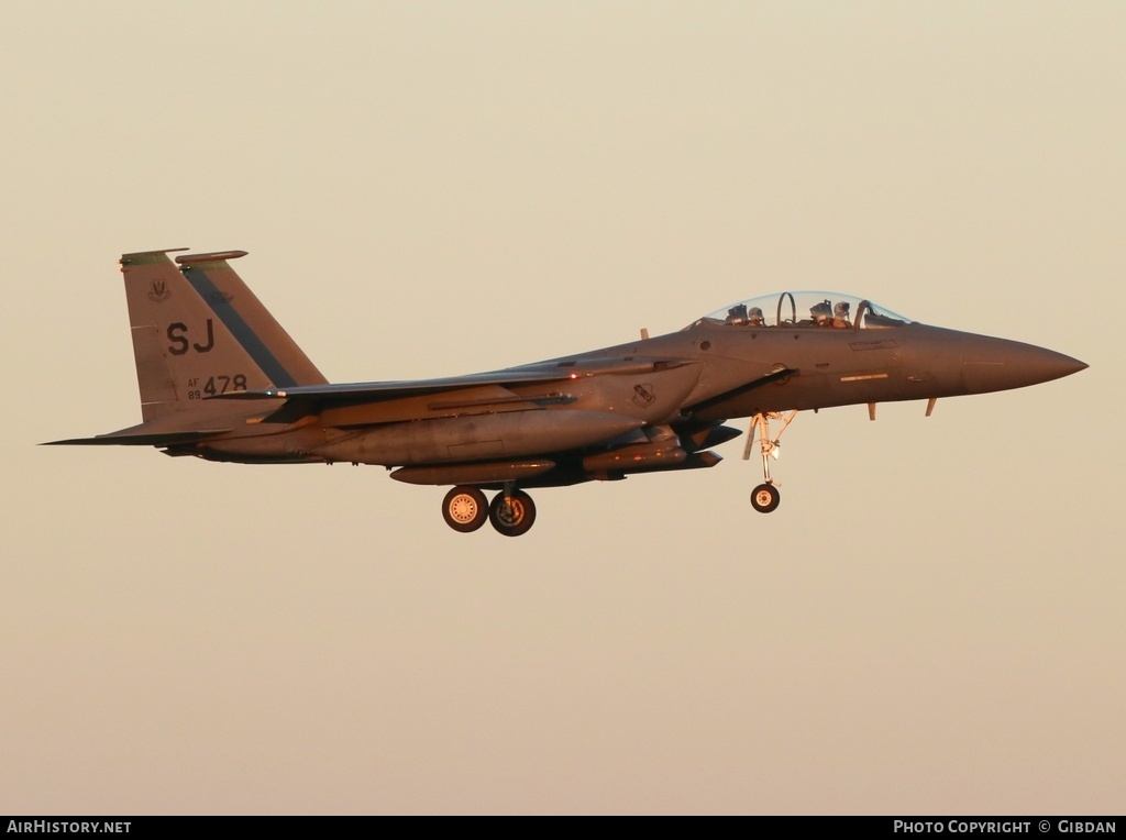 Aircraft Photo of 89-0478 | McDonnell Douglas F-15E Strike Eagle | USA - Air Force | AirHistory.net #457214
