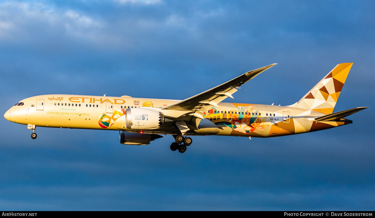 Aircraft Photo of A6-BLH | Boeing 787-9 Dreamliner | Etihad Airways | AirHistory.net #457223