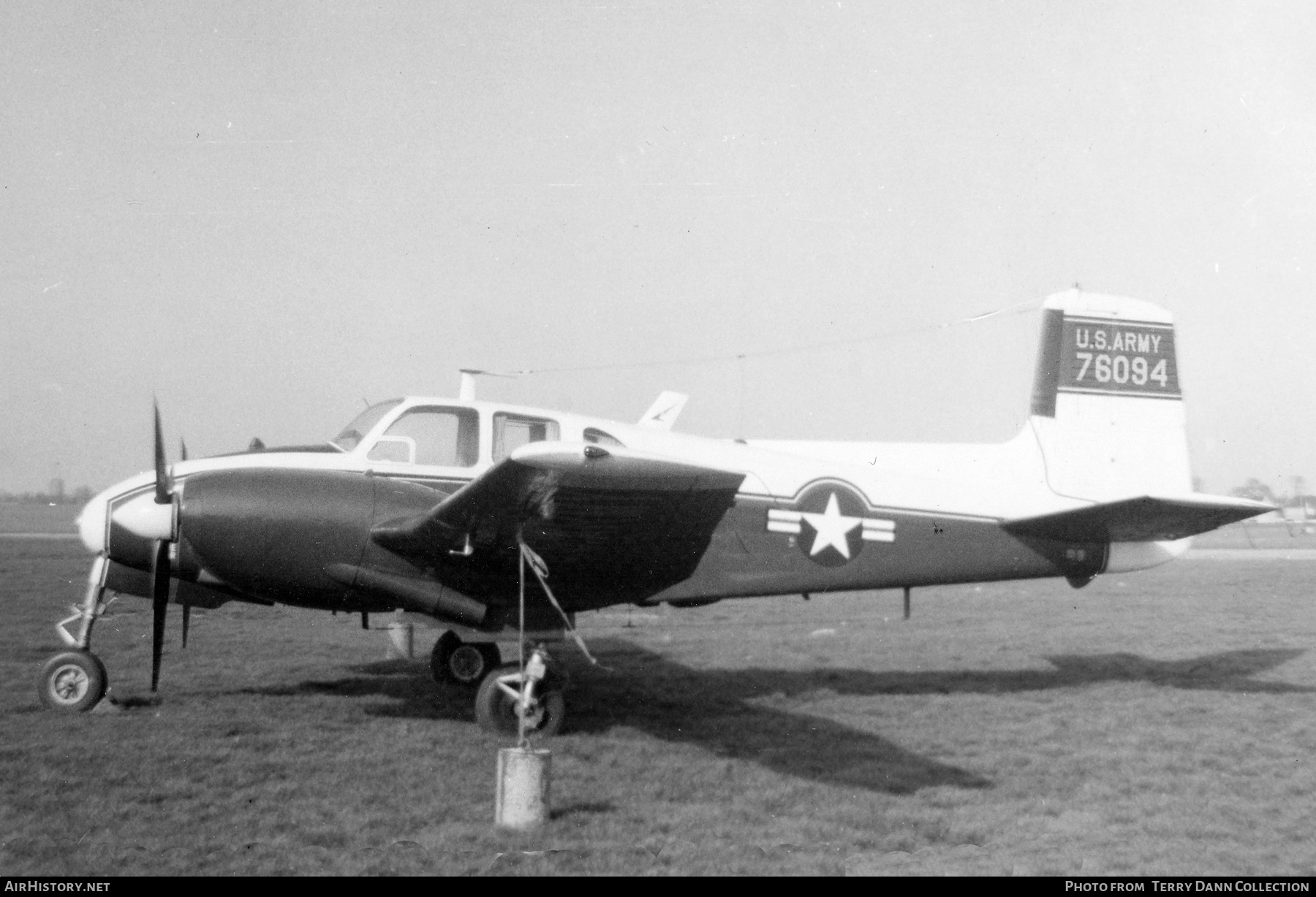 Aircraft Photo of 57-6094 / 76094 | Beech U-8D Seminole (50) | USA - Army | AirHistory.net #457243