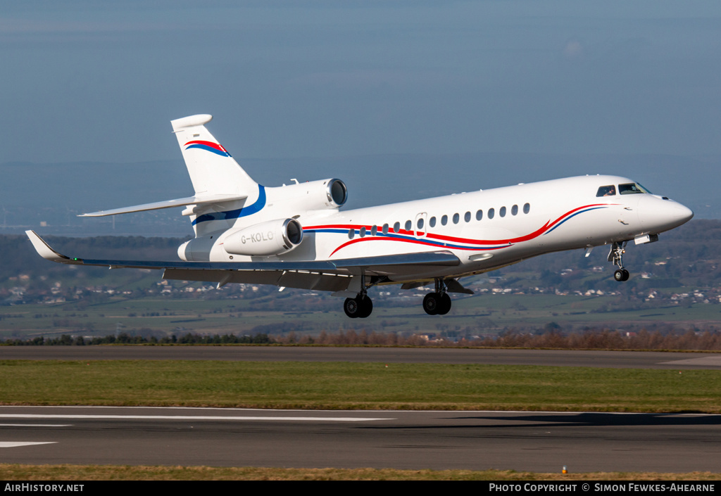 Aircraft Photo of G-KOLO | Dassault Falcon 8X | AirHistory.net #457247