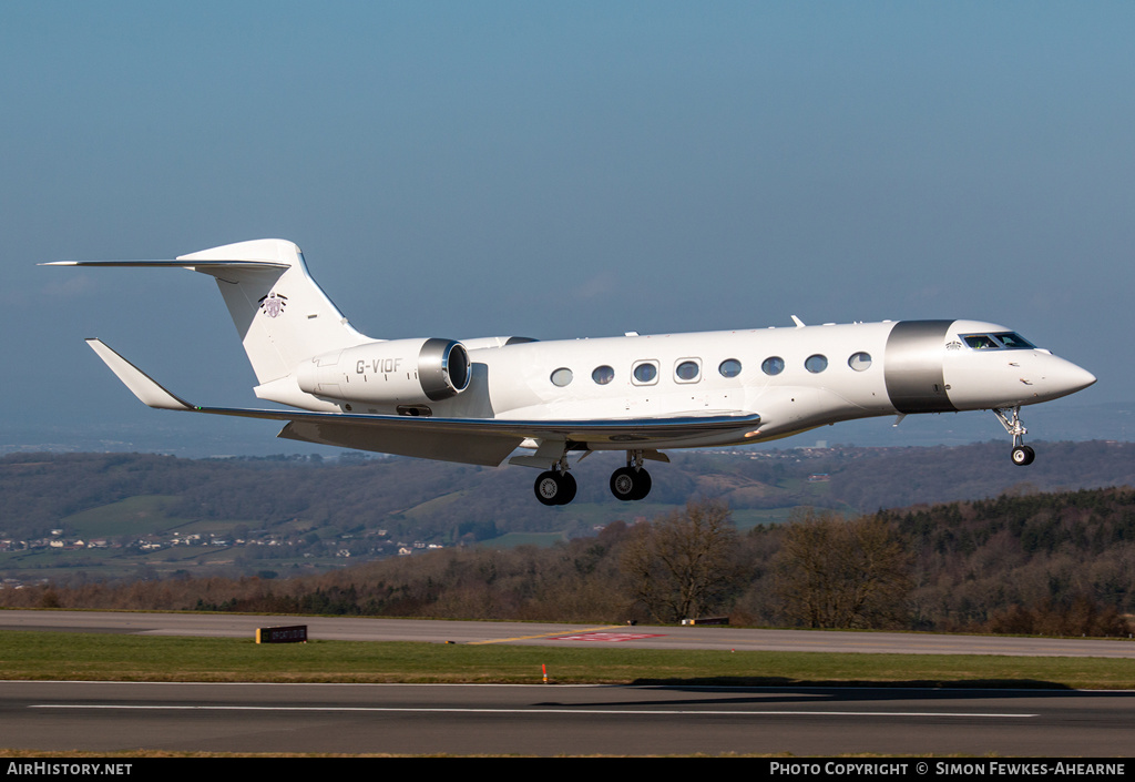 Aircraft Photo of G-VIOF | Gulfstream Aerospace G650ER (G-VI) | AirHistory.net #457250