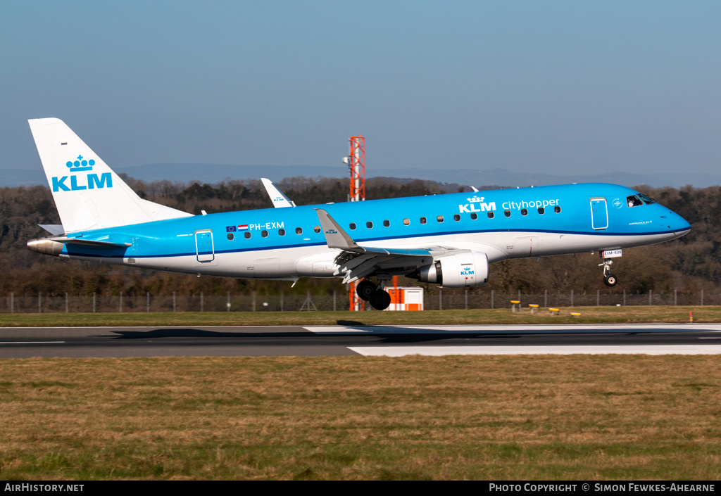 Aircraft Photo of PH-EXM | Embraer 175STD (ERJ-170-200STD) | KLM Cityhopper | AirHistory.net #457251