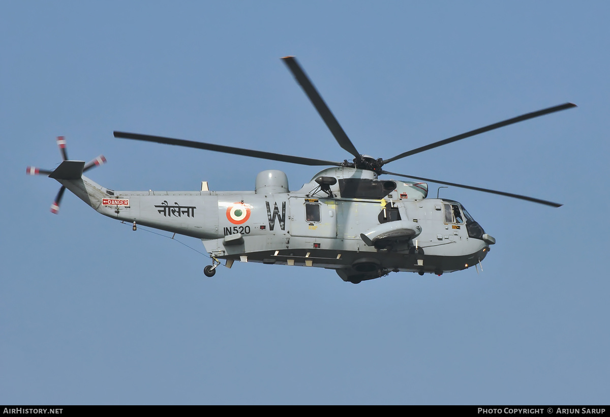 Aircraft Photo of IN520 | Westland WS-61 Sea King Mk42B | India - Navy | AirHistory.net #457256