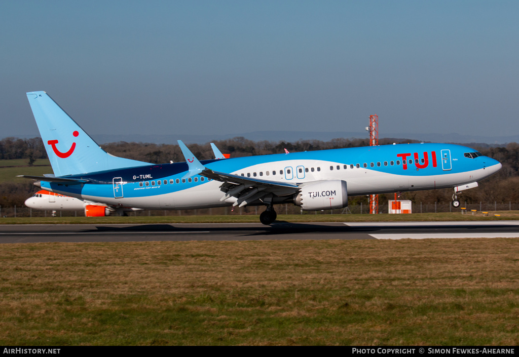 Aircraft Photo of G-TUML | Boeing 737-8 Max 8 | TUI | AirHistory.net #457262