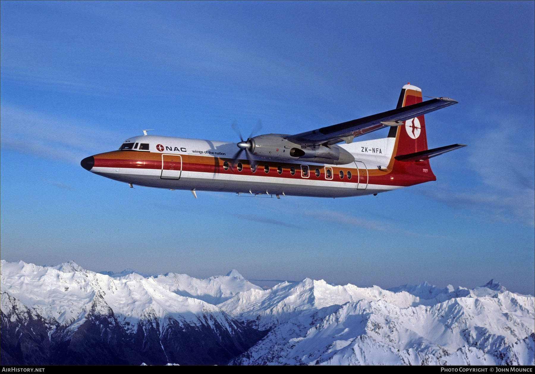 Aircraft Photo of ZK-NFA | Fokker F27-500F Friendship | New Zealand National Airways Corporation - NAC | AirHistory.net #457267