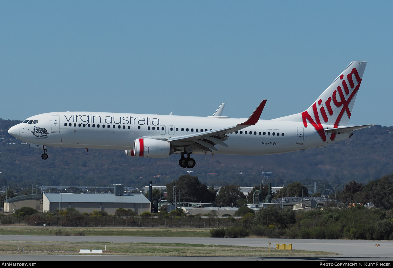 Aircraft Photo of VH-YWE | Boeing 737-8FE | Virgin Australia Airlines | AirHistory.net #457282