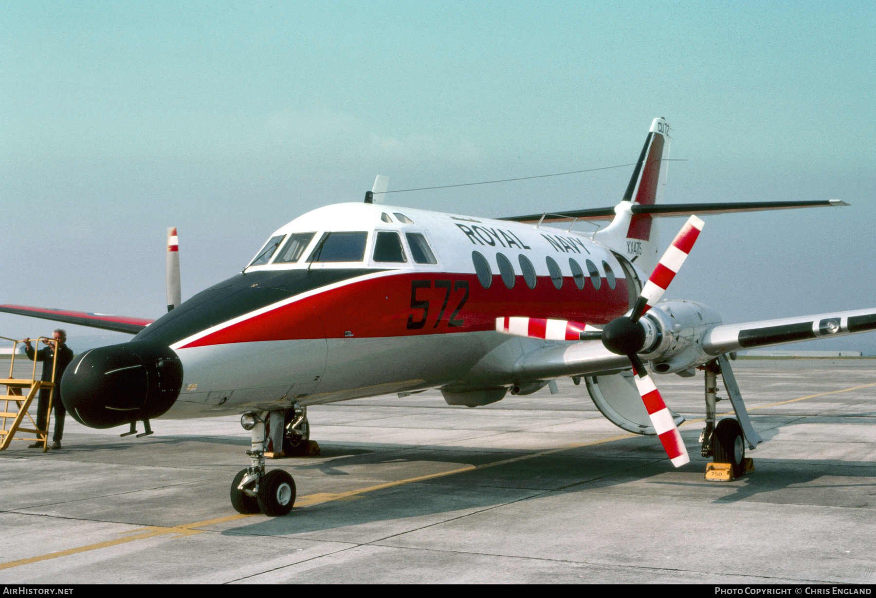 Aircraft Photo of XX475 | Scottish Aviation HP-137 Jetstream T2 | UK - Navy | AirHistory.net #457292