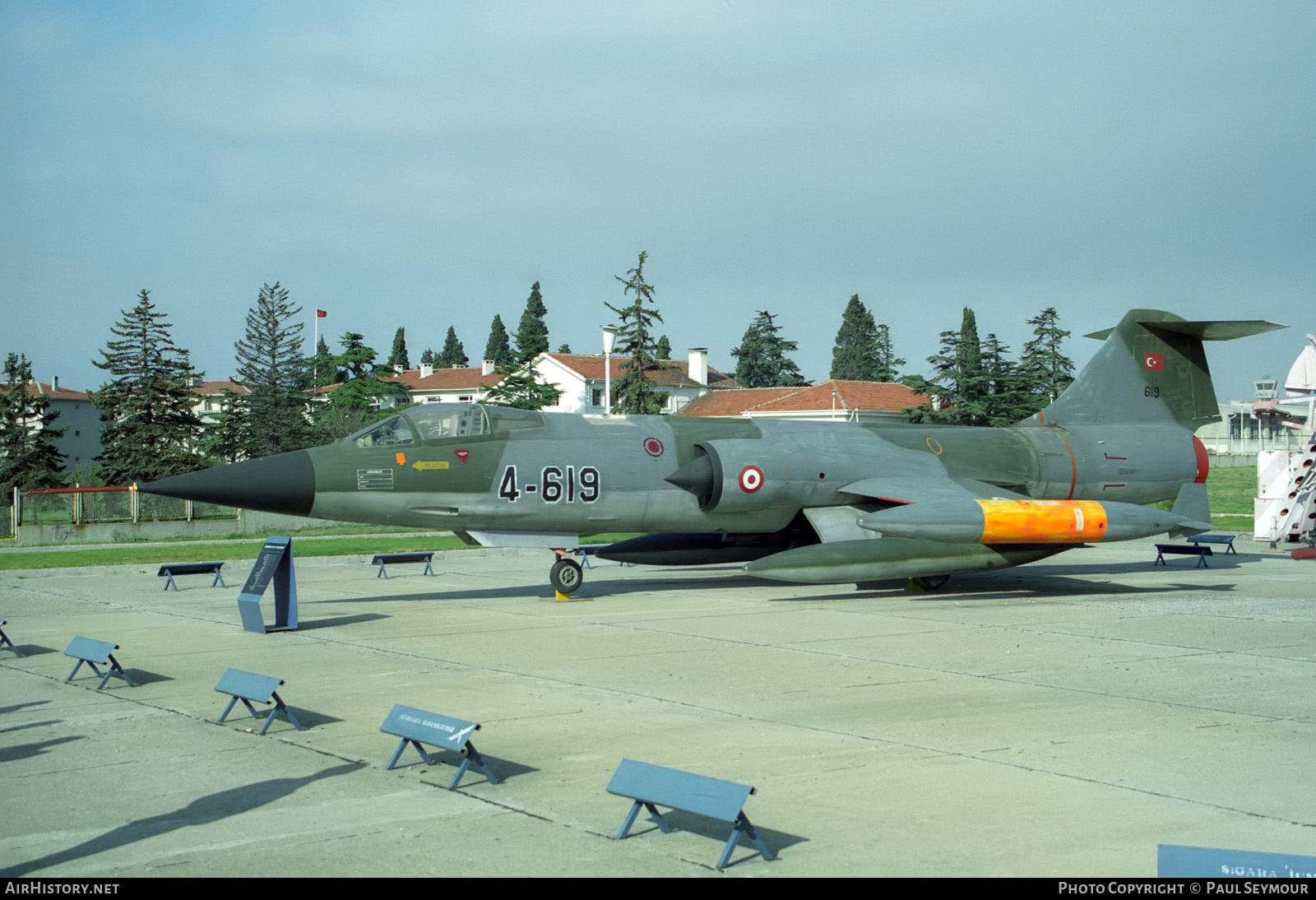 Aircraft Photo of 619 | Lockheed F-104G Starfighter | Turkey - Air Force | AirHistory.net #457304