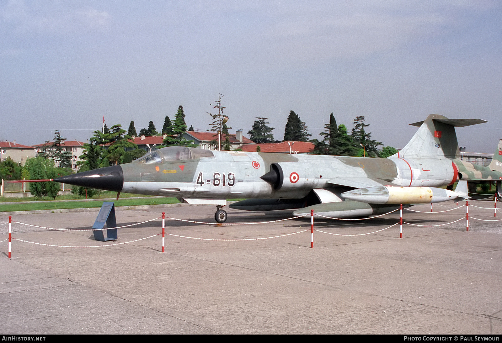 Aircraft Photo of 619 | Lockheed F-104G Starfighter | Turkey - Air Force | AirHistory.net #457337