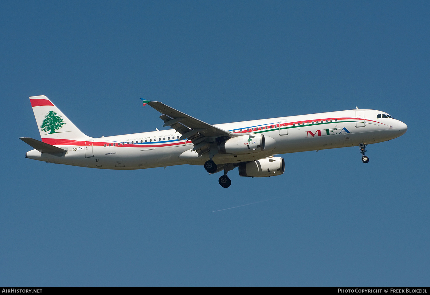 Aircraft Photo of OD-RMI | Airbus A321-231 | MEA - Middle East Airlines | AirHistory.net #457368