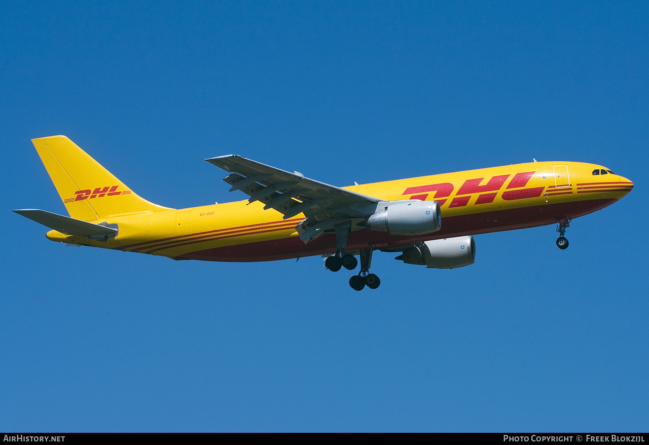 Aircraft Photo of EI-OZC | Airbus A300B4-103(F) | DHL International | AirHistory.net #457369