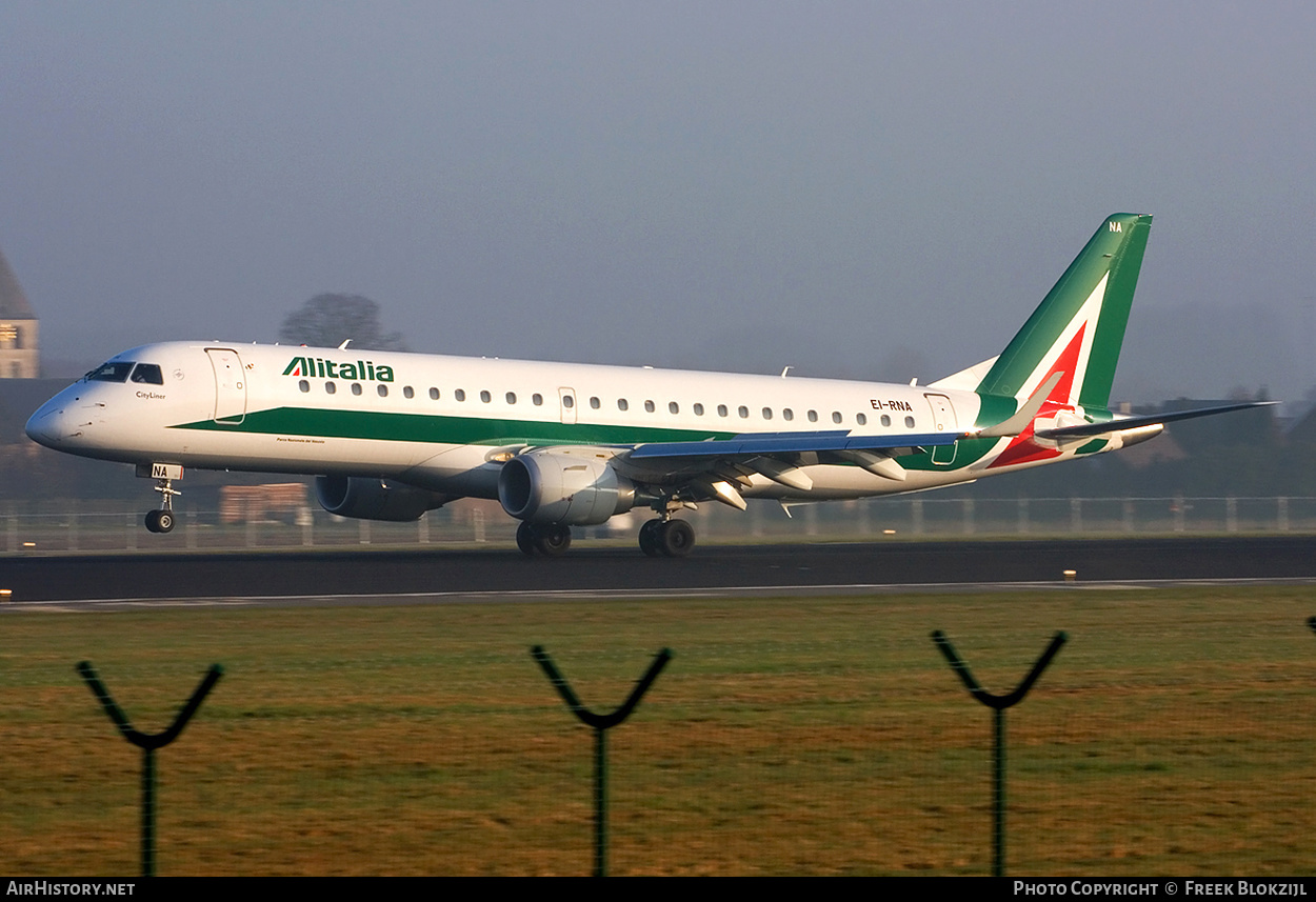 Aircraft Photo of EI-RNA | Embraer 190STD (ERJ-190-100STD) | Alitalia CityLiner | AirHistory.net #457373