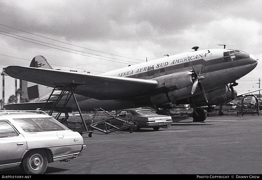 Aircraft Photo of CC-CCB | Curtiss C-46A Commando | Línea Aérea Sud Americana - LASA | AirHistory.net #457389