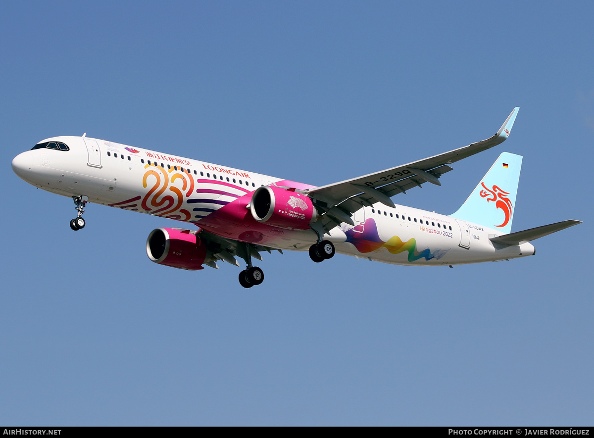 Aircraft Photo of B-329Q / D-AZWX | Airbus A321-251NX | Loong Air | AirHistory.net #457401