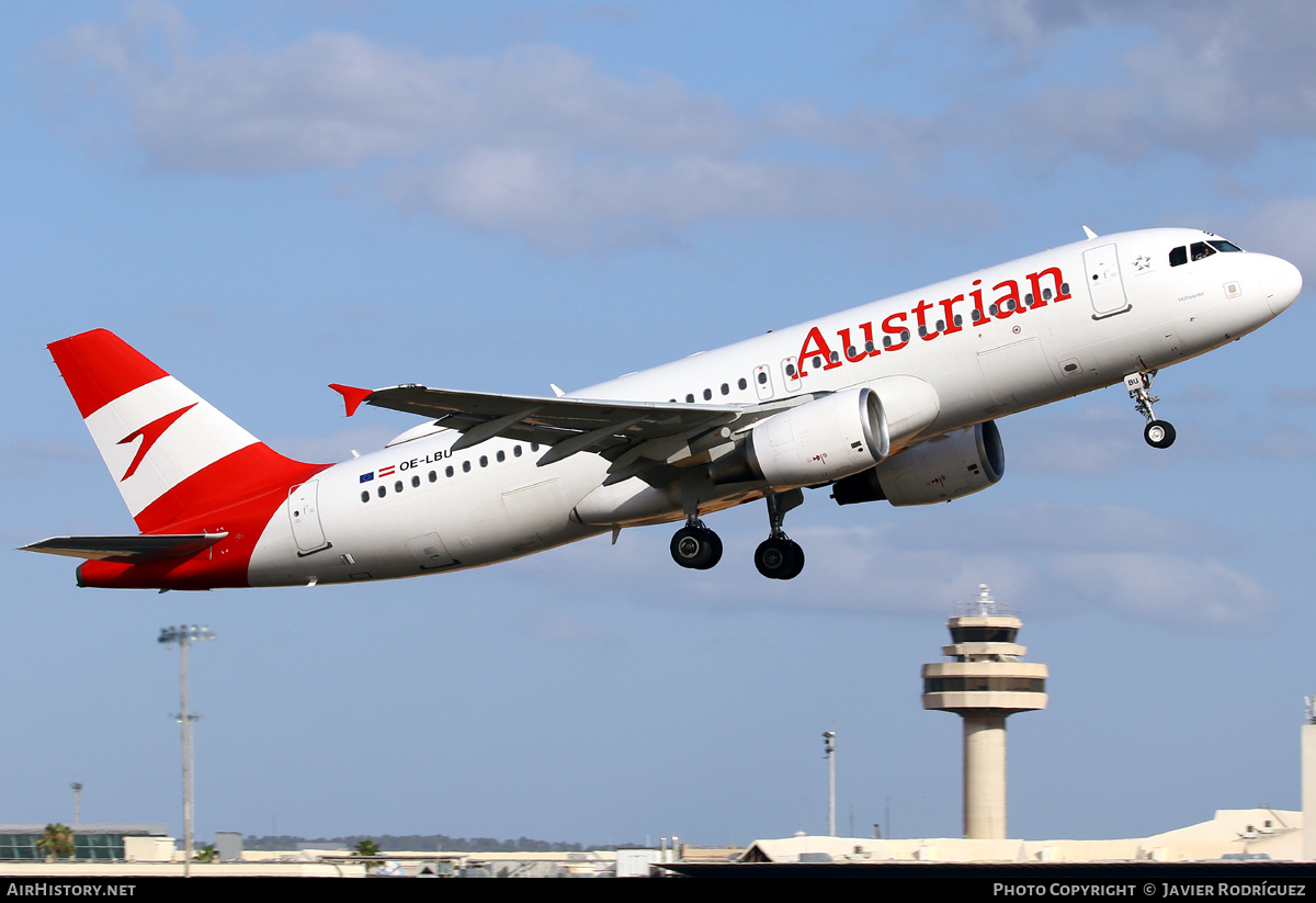Aircraft Photo of OE-LBU | Airbus A320-214 | Austrian Airlines | AirHistory.net #457413