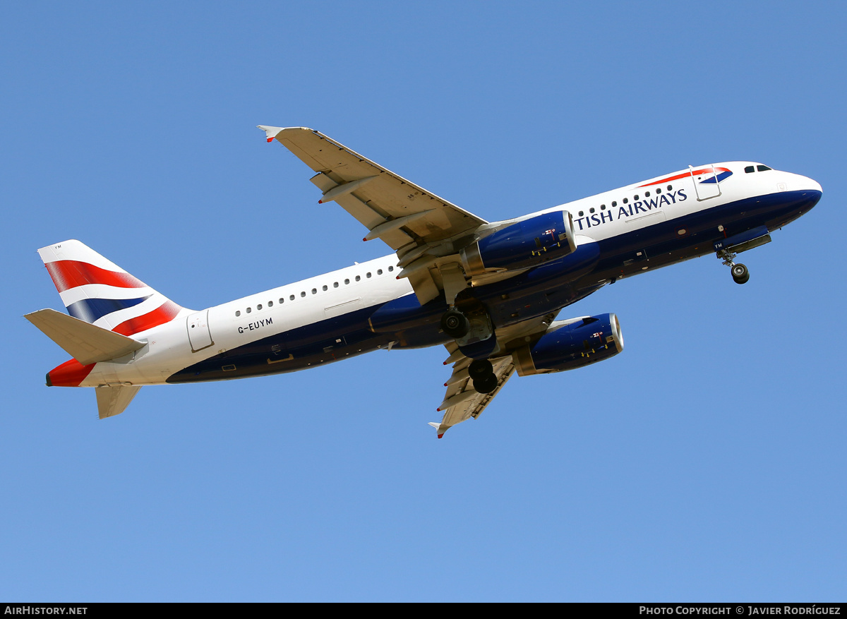 Aircraft Photo of G-EUYM | Airbus A320-232 | British Airways | AirHistory.net #457414