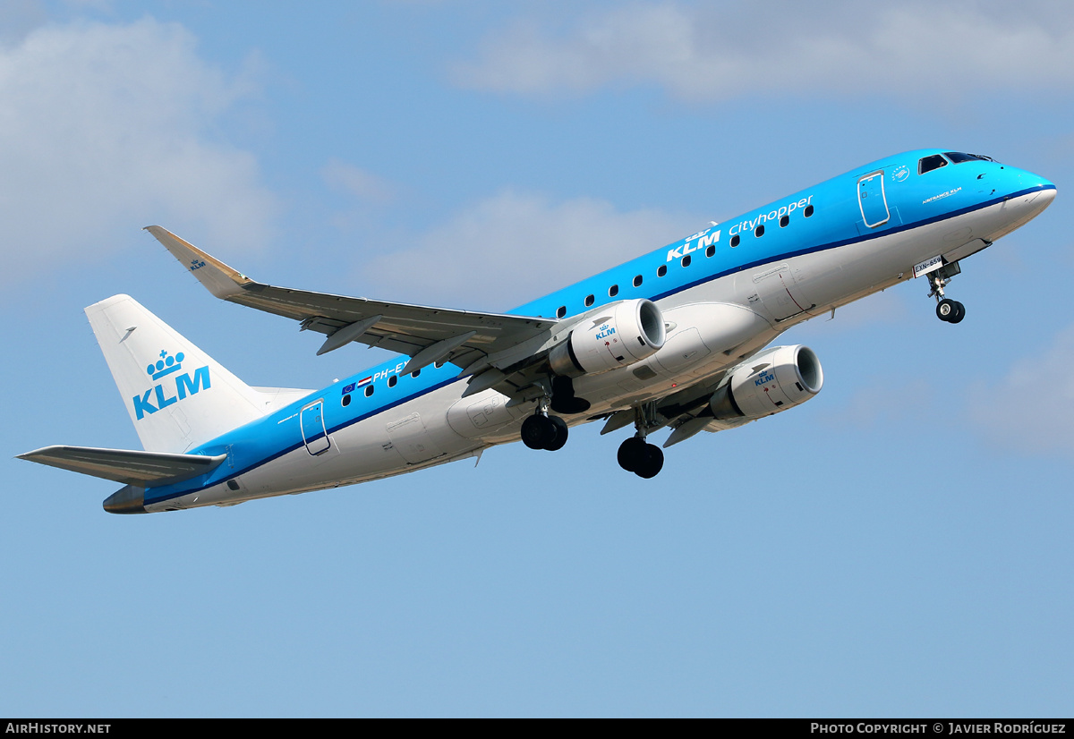 Aircraft Photo of PH-EXN | Embraer 175STD (ERJ-170-200STD) | KLM Cityhopper | AirHistory.net #457418
