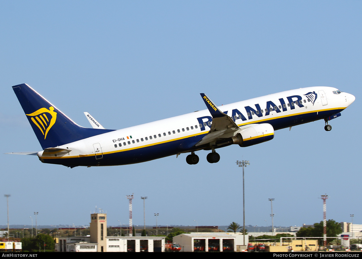 Aircraft Photo of EI-DHA | Boeing 737-8AS | Ryanair | AirHistory.net #457420