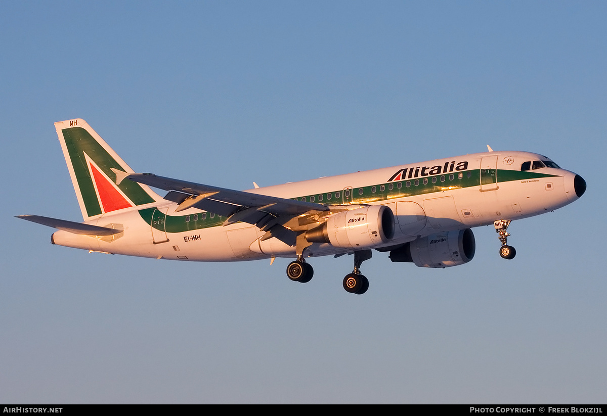 Aircraft Photo of EI-IMH | Airbus A319-112 | Alitalia | AirHistory.net #457434