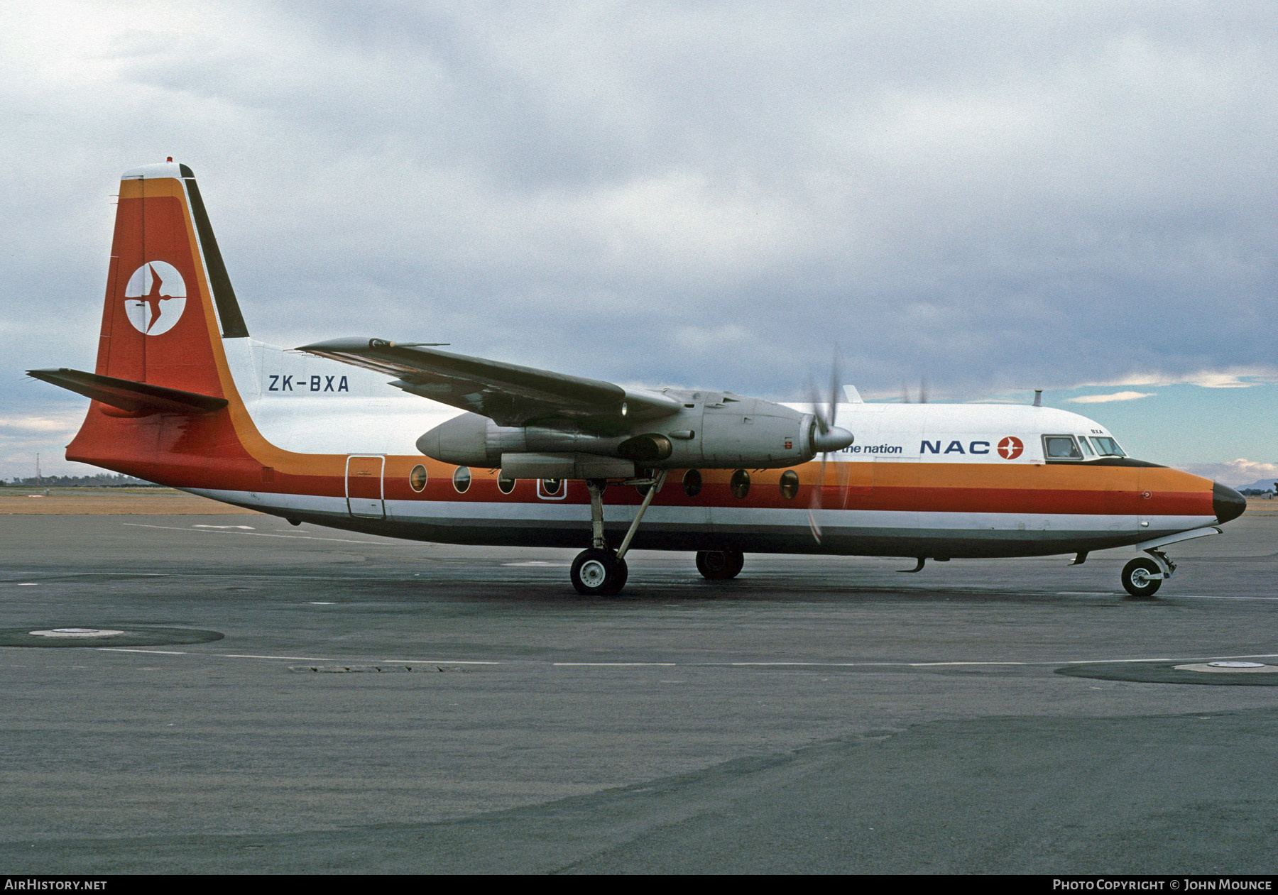 Aircraft Photo of ZK-BXA | Fokker F27-100 Friendship | New Zealand National Airways Corporation - NAC | AirHistory.net #457438