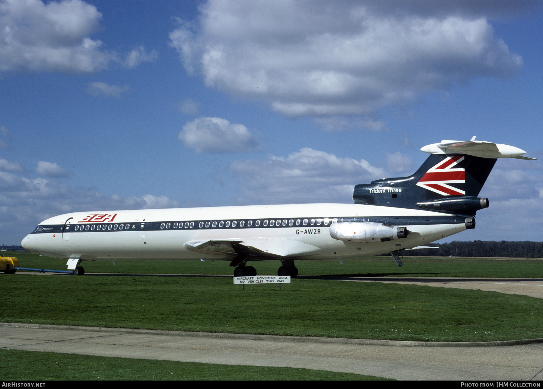 Aircraft Photo of G-AWZR | Hawker Siddeley HS-121 Trident 3B | BEA - British European Airways | AirHistory.net #457458
