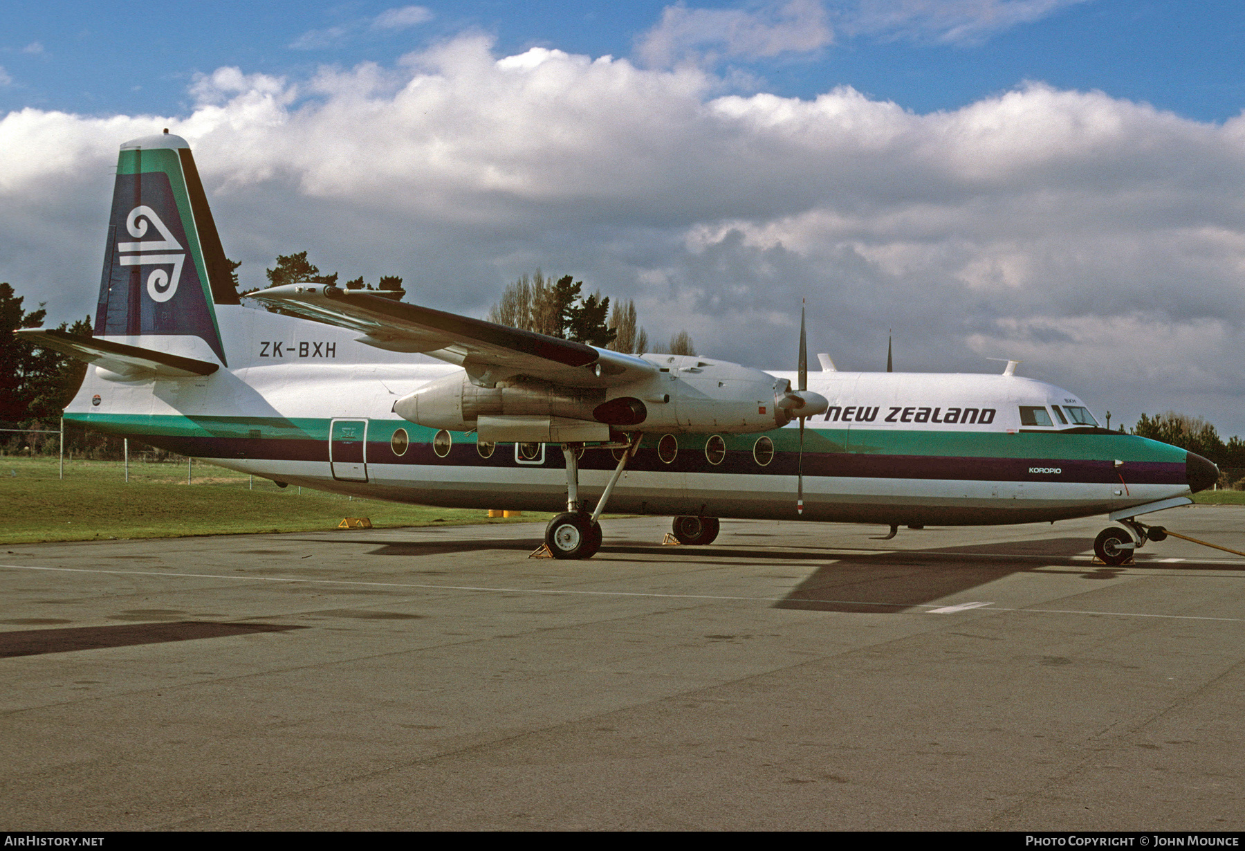 Aircraft Photo of ZK-BXH | Fokker F27-100 Friendship | Air New Zealand | AirHistory.net #457482