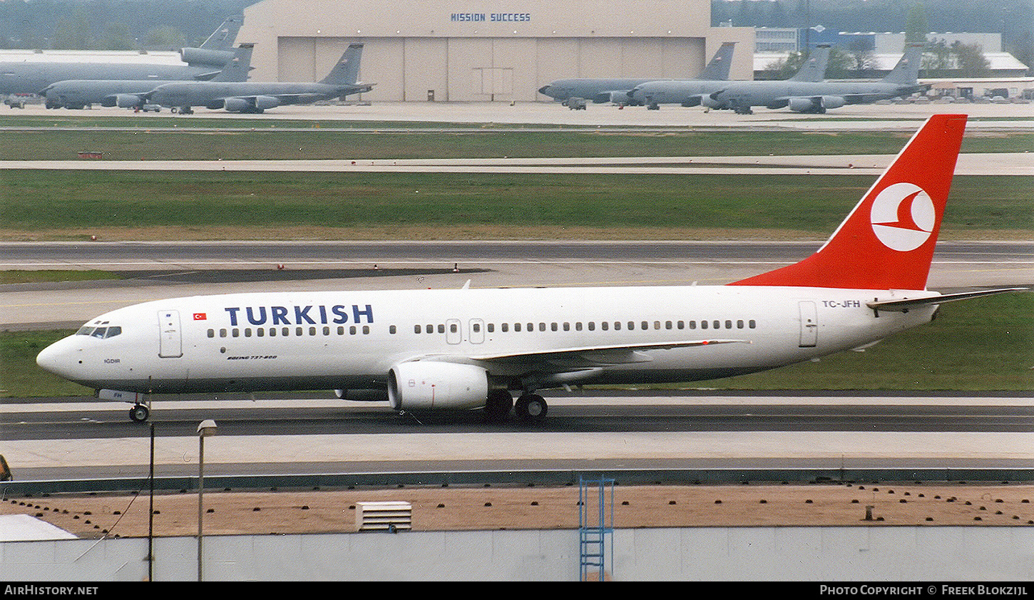 Aircraft Photo of TC-JFH | Boeing 737-8F2 | Turkish Airlines | AirHistory.net #457487