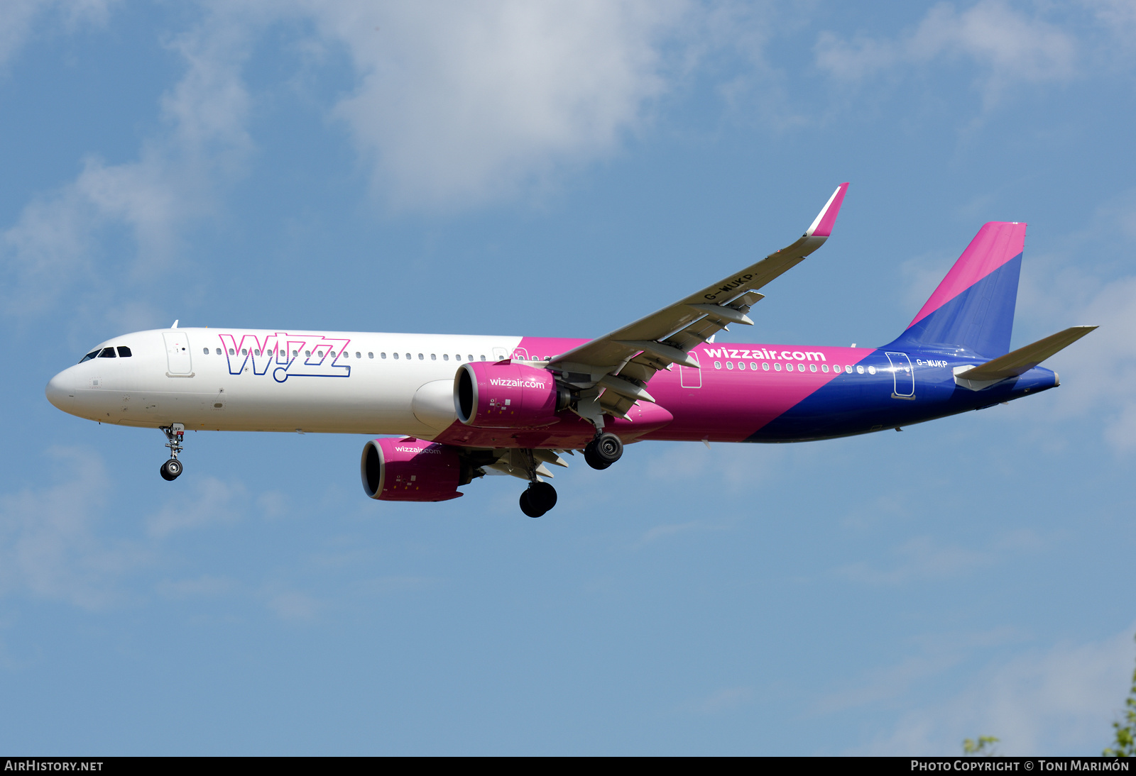 Aircraft Photo of G-WUKP | Airbus A321-271NX | Wizz Air | AirHistory.net #457508