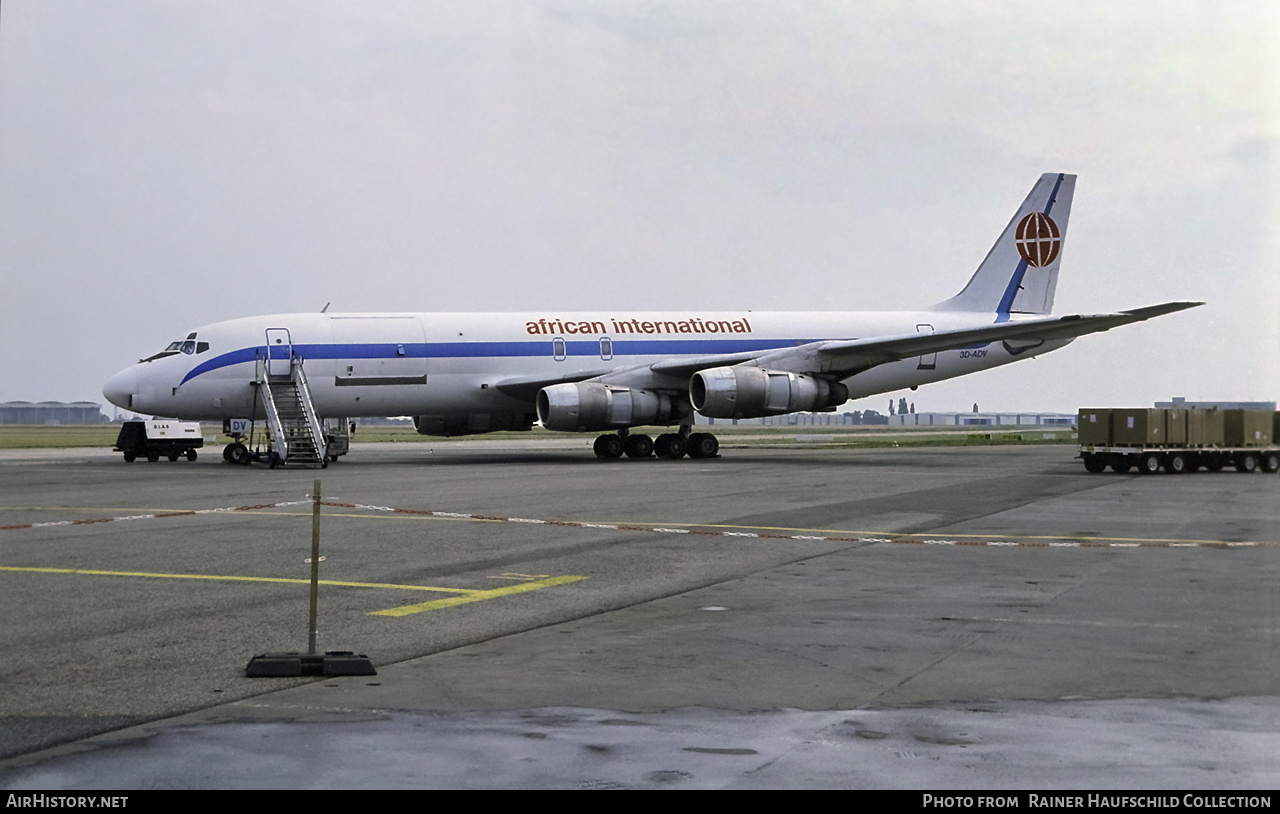 Aircraft Photo of 3D-ADV | McDonnell Douglas DC-8-54AF Jet Trader | African International Airways | AirHistory.net #457519