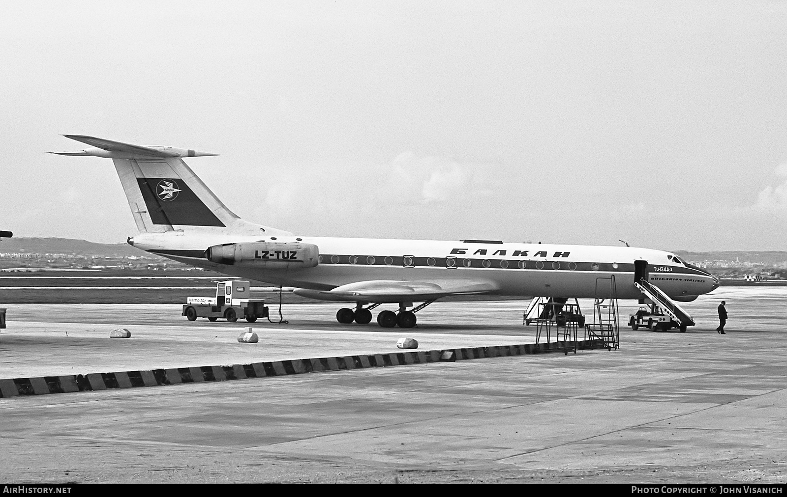 Aircraft Photo of LZ-TUZ | Tupolev Tu-134A | Balkan - Bulgarian Airlines | AirHistory.net #457533