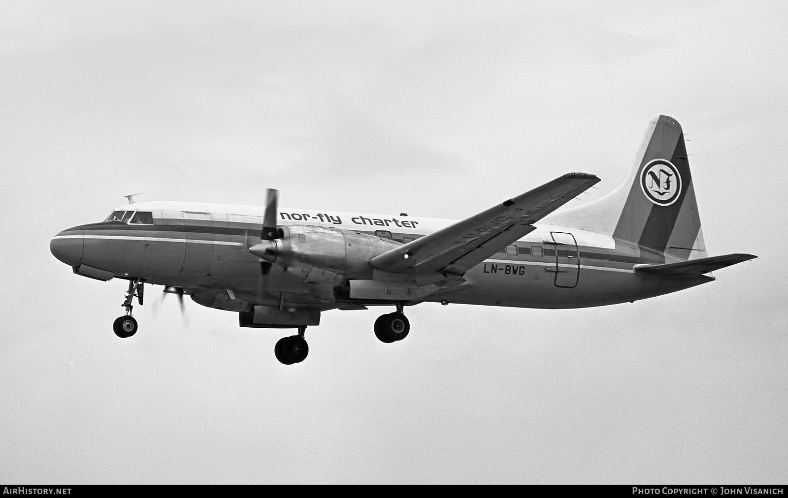 Aircraft Photo of LN-BWG | Convair 580 | Nor-Fly Charter | AirHistory.net #457545