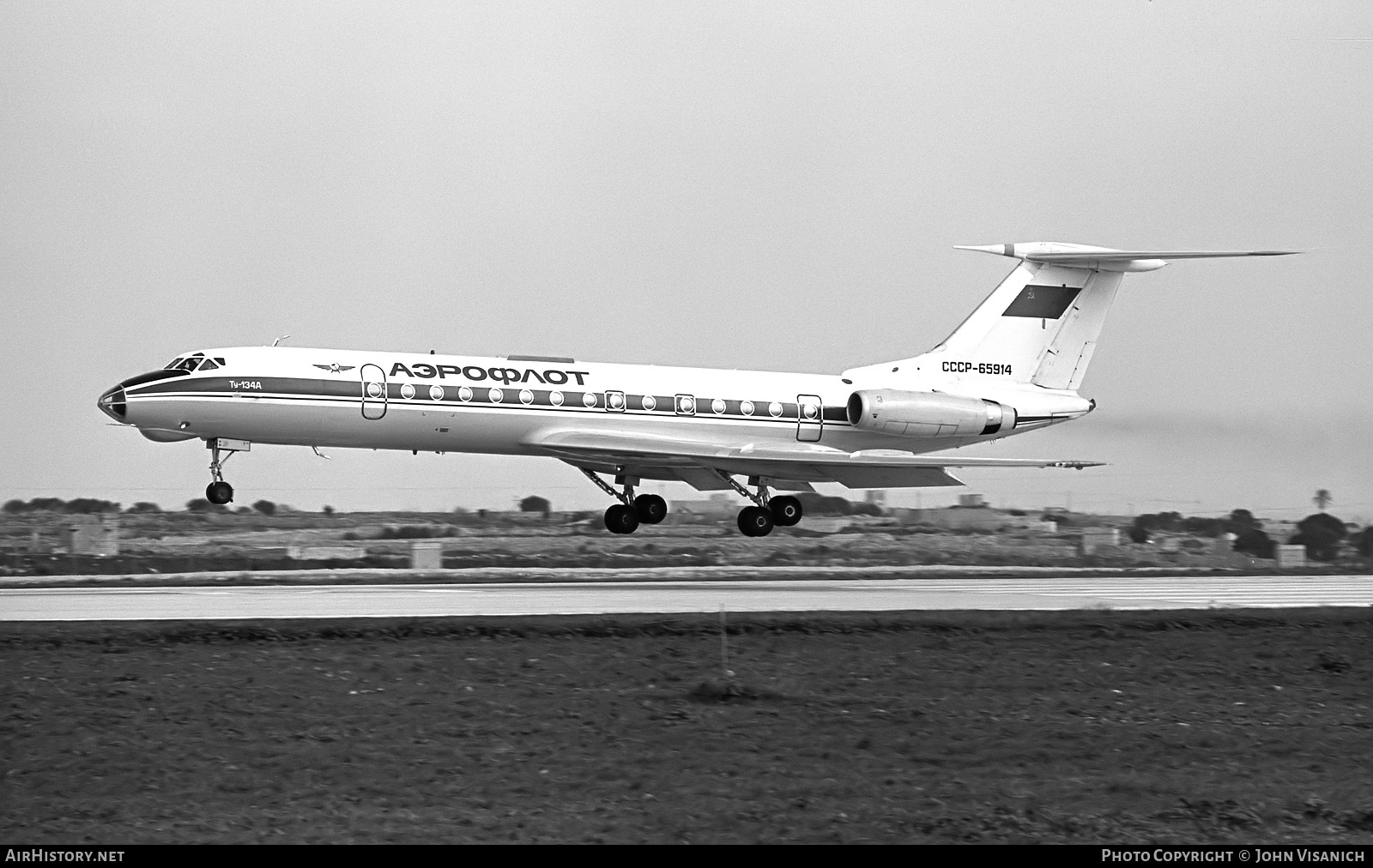 Aircraft Photo of CCCP-65914 | Tupolev Tu-134A | Aeroflot | AirHistory.net #457546