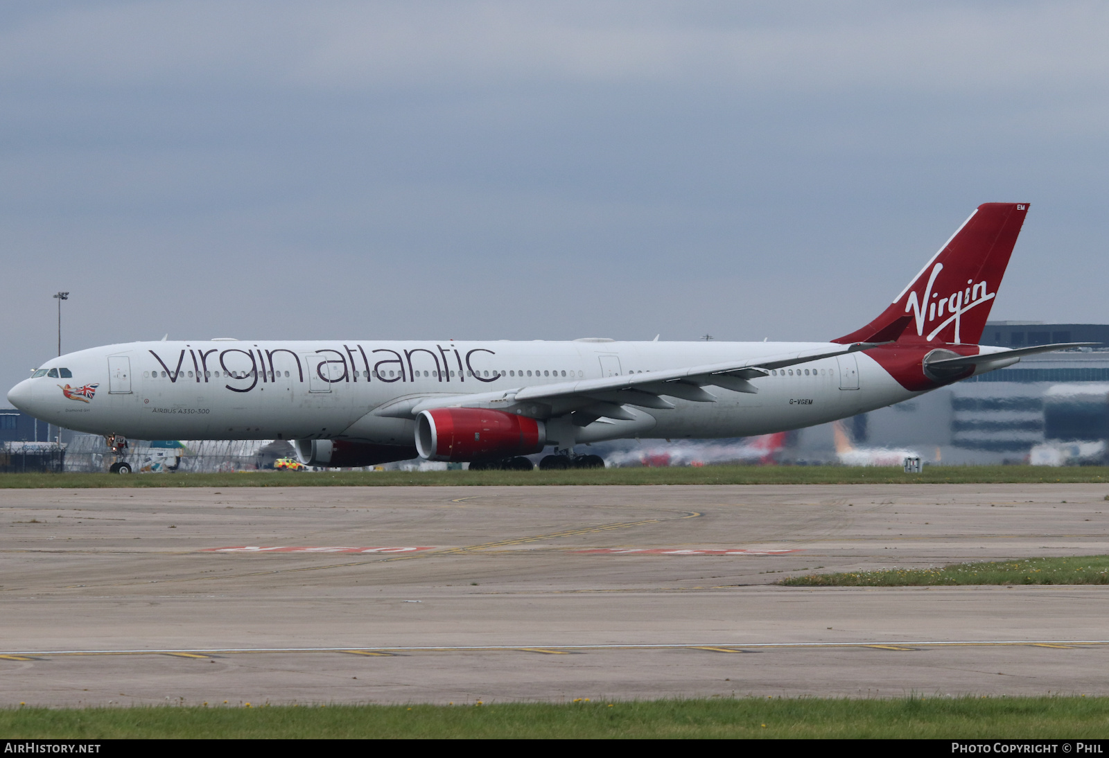 Aircraft Photo of G-VGEM | Airbus A330-343E | Virgin Atlantic Airways | AirHistory.net #457570