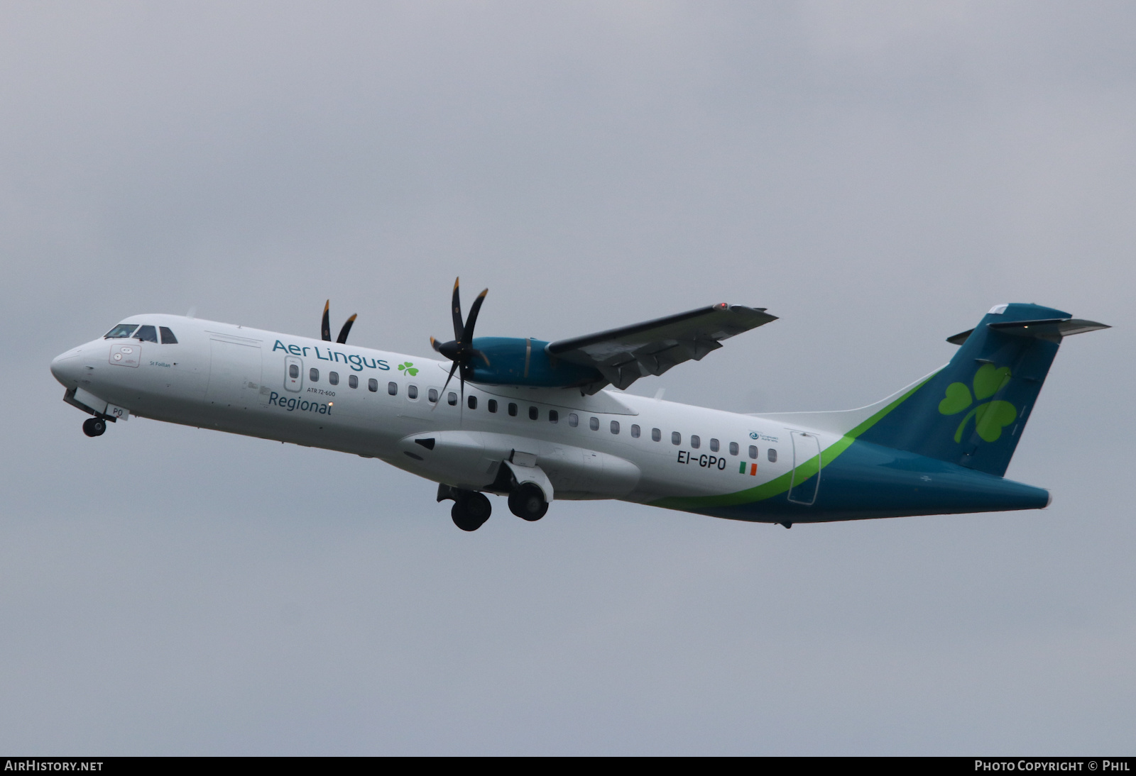 Aircraft Photo of EI-GPO | ATR ATR-72-600 (ATR-72-212A) | Aer Lingus Regional | AirHistory.net #457571