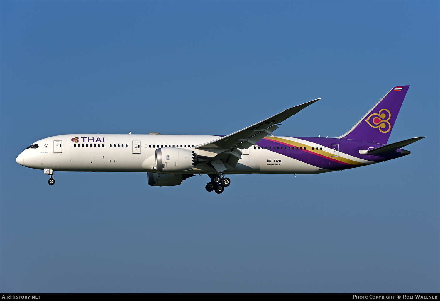 Aircraft Photo of HS-TWB | Boeing 787-9 Dreamliner | Thai Airways International | AirHistory.net #457575