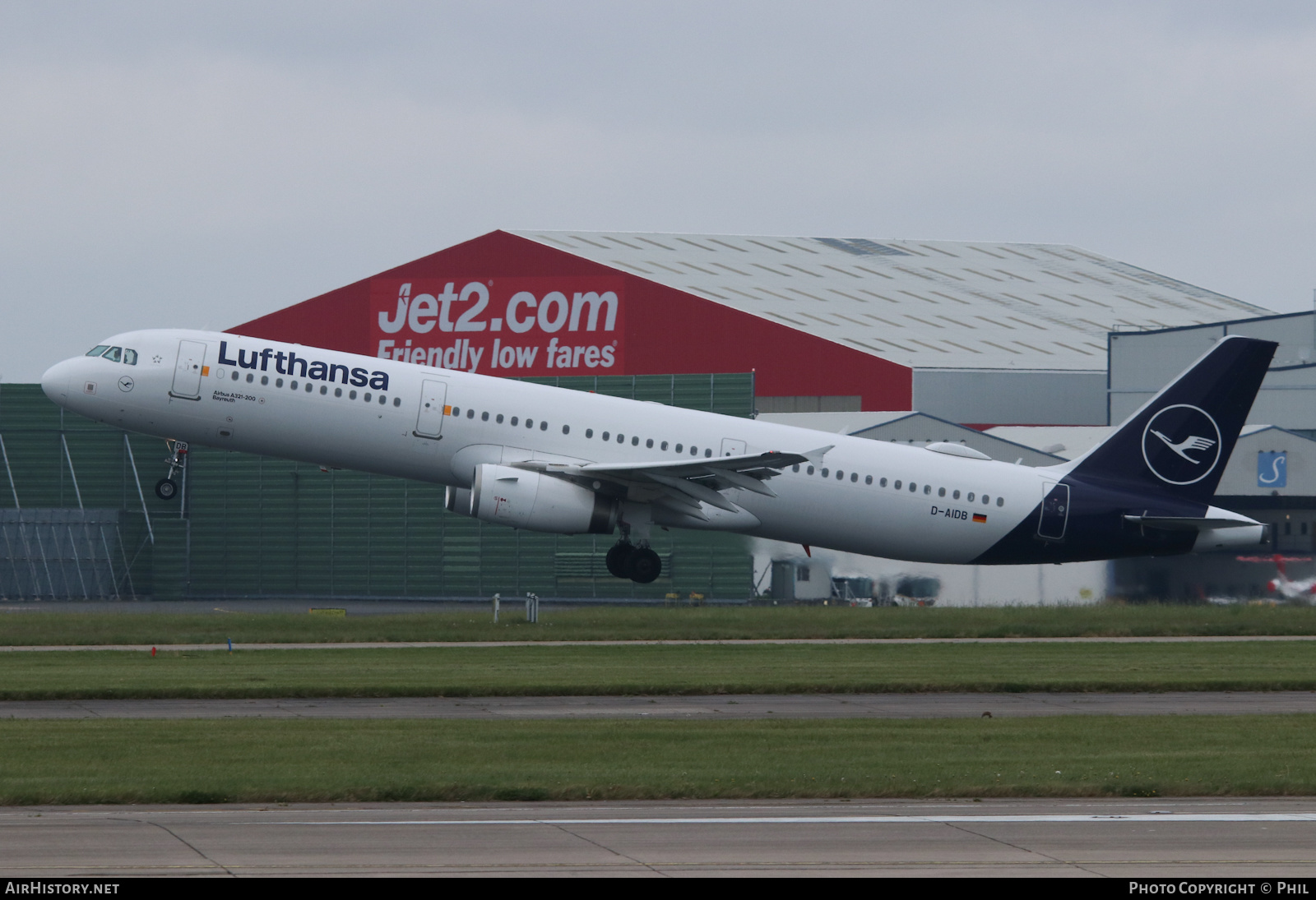 Aircraft Photo of D-AIDB | Airbus A321-231 | Lufthansa | AirHistory.net #457586