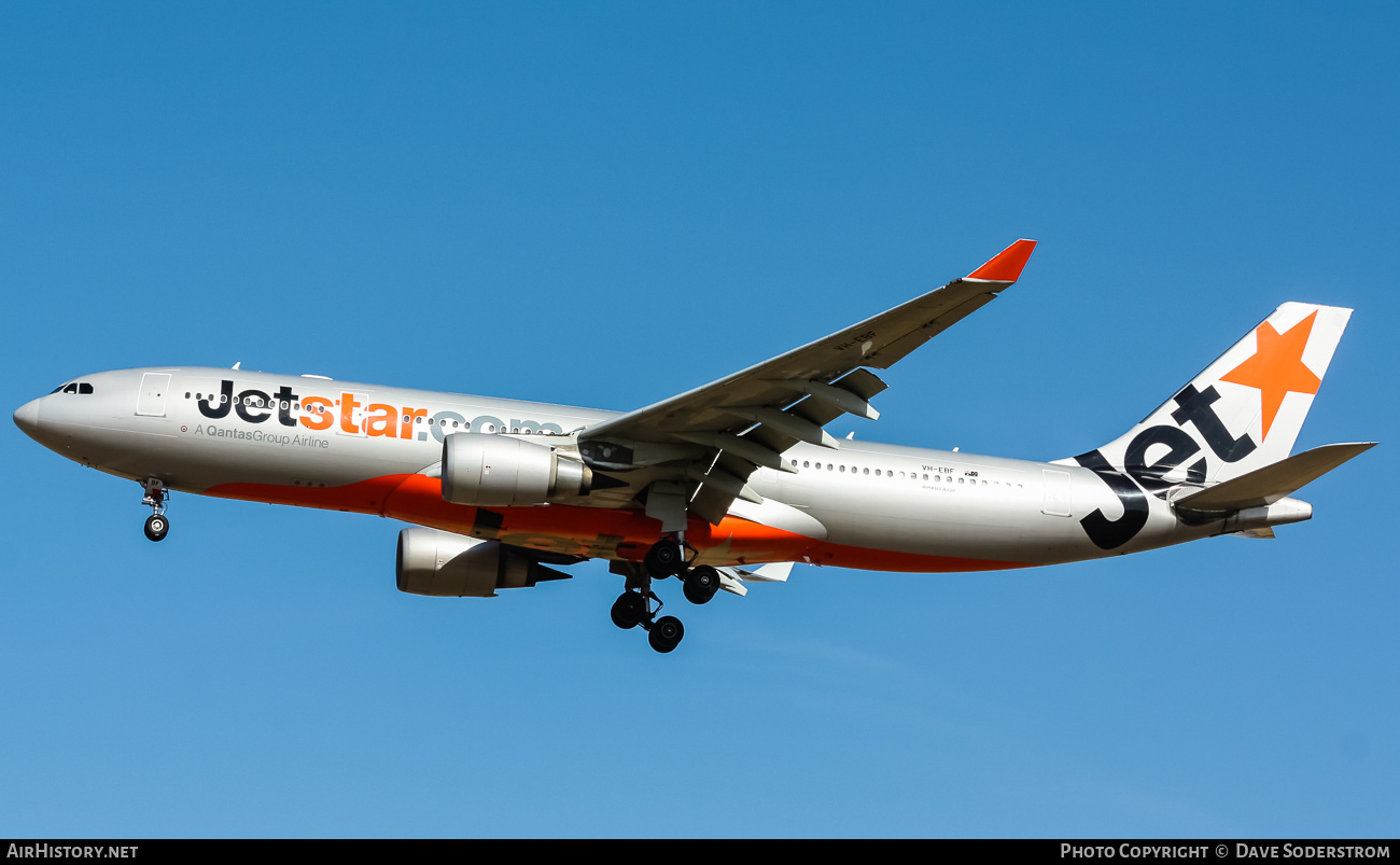 Aircraft Photo of VH-EBF | Airbus A330-202 | Jetstar Airways | AirHistory.net #457588