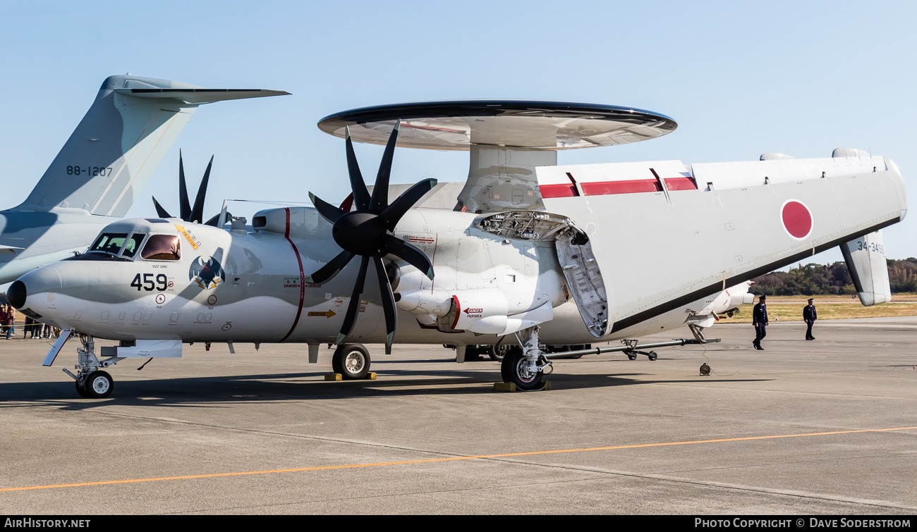 Aircraft Photo of 34-3459 | Grumman E-2C Hawkeye 2000 | Japan - Air Force | AirHistory.net #457590