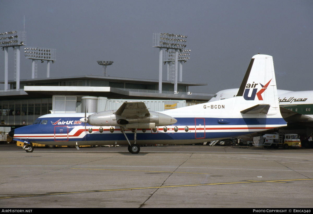 Aircraft Photo of G-BCDN | Fokker F27-200 Friendship | Air UK | AirHistory.net #457615