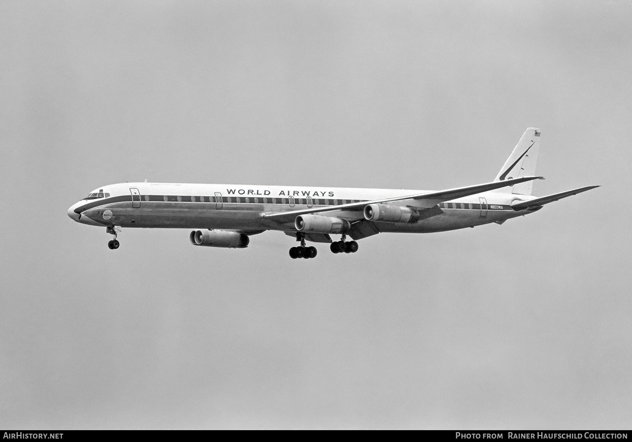 Aircraft Photo of N803WA | McDonnell Douglas DC-8-63CF | World Airways | AirHistory.net #457691