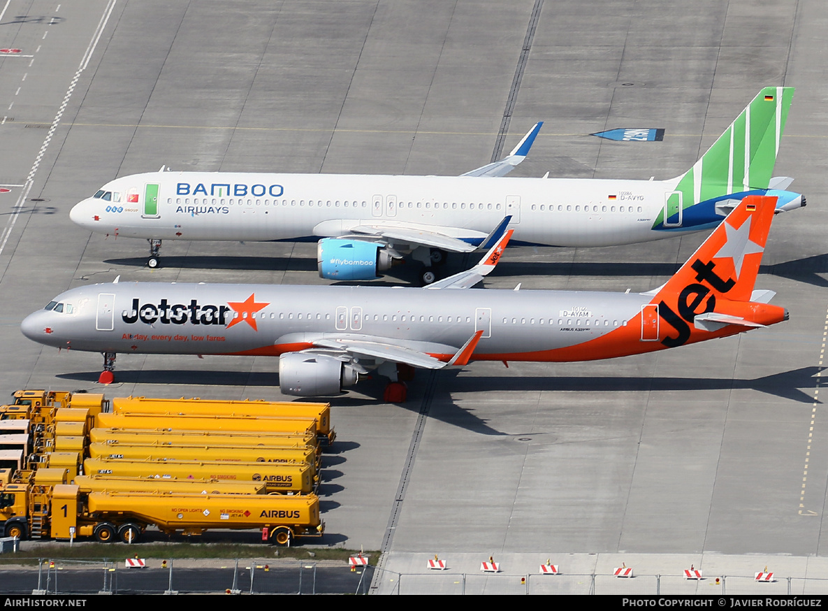 Aircraft Photo of D-AYAM / JA27LR | Airbus A321-251NX | Jetstar Airways | AirHistory.net #457692