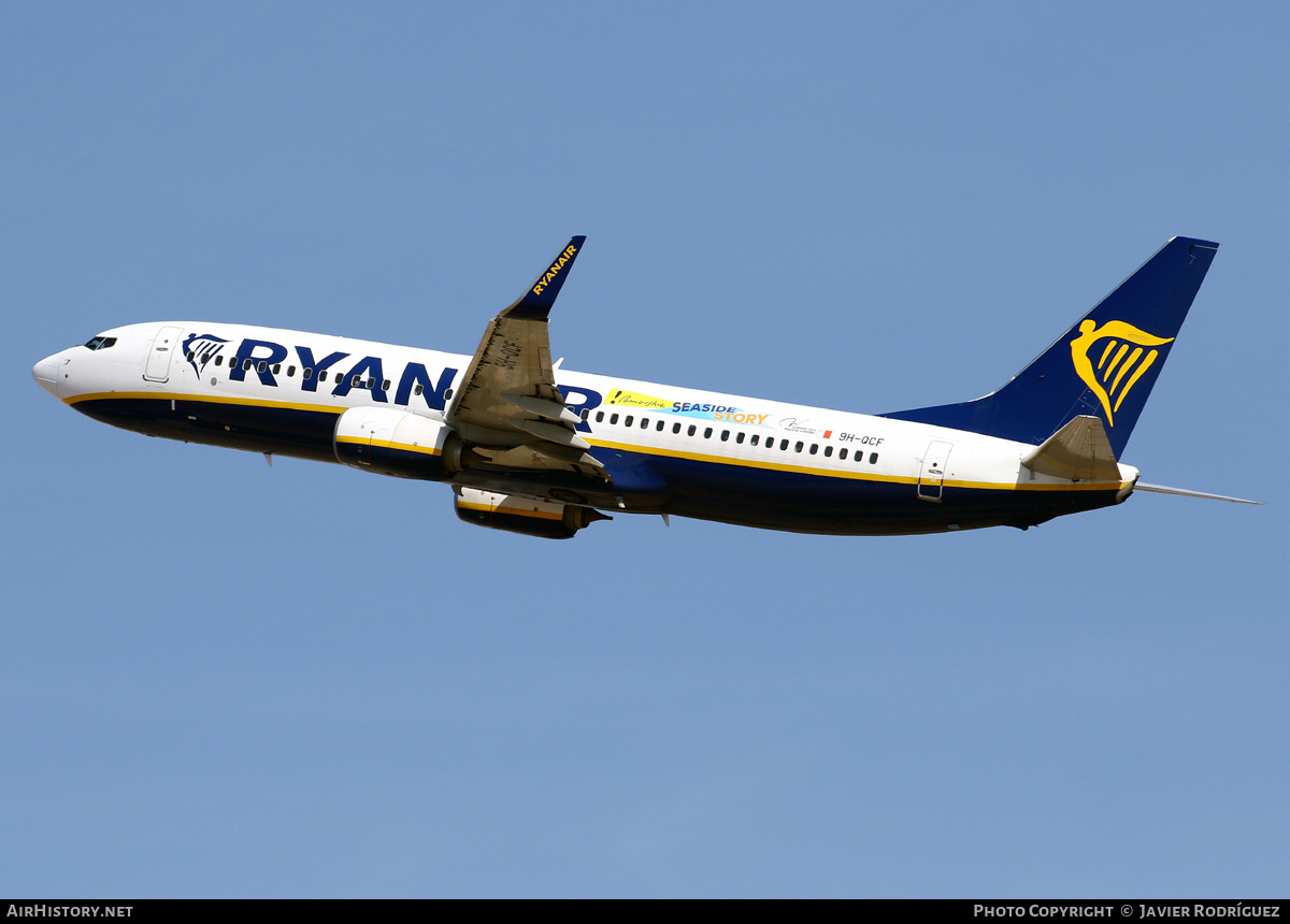 Aircraft Photo of 9H-QCF | Boeing 737-8AS | Ryanair | AirHistory.net #457694