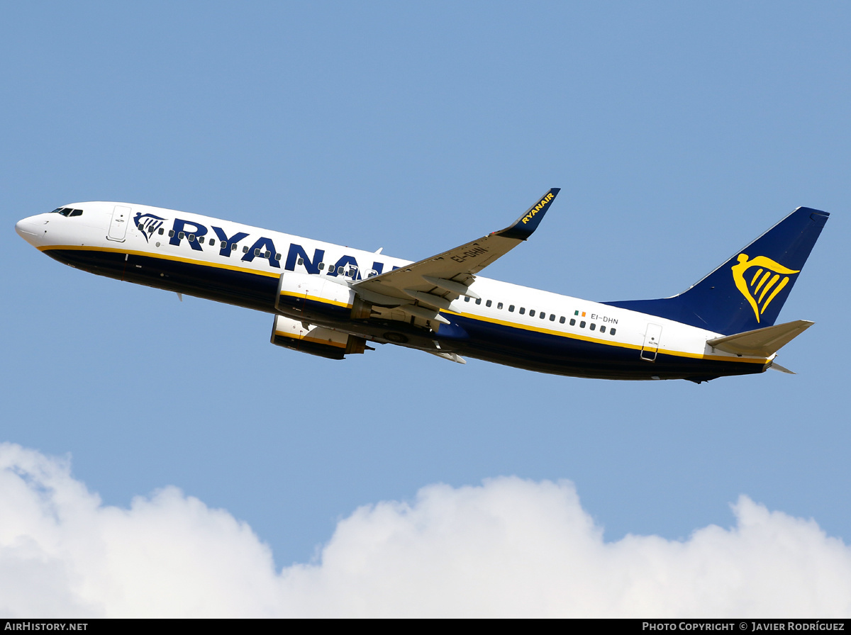 Aircraft Photo of EI-DHN | Boeing 737-8AS | Ryanair | AirHistory.net #457696