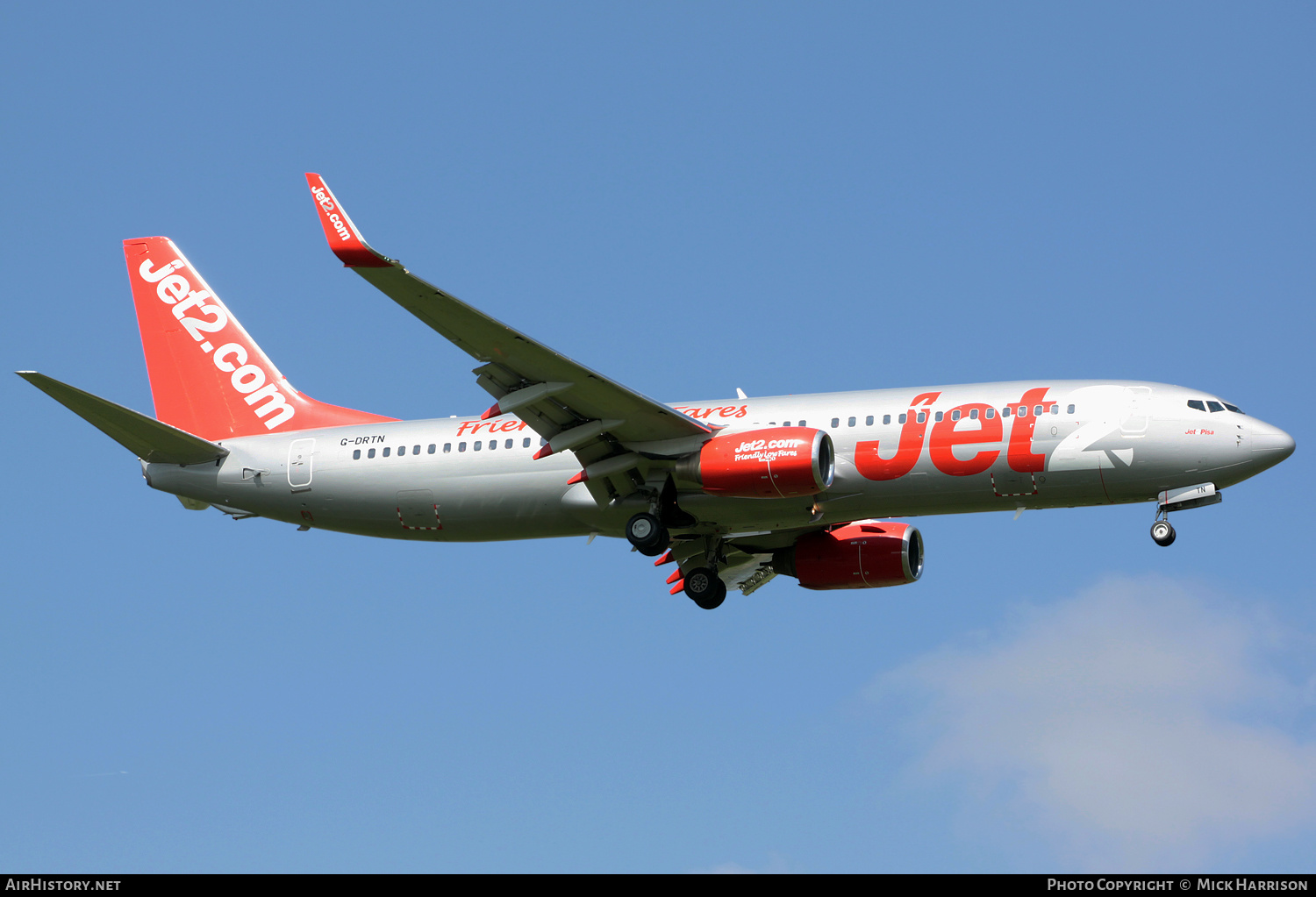 Aircraft Photo of G-DRTN | Boeing 737-86N | Jet2 | AirHistory.net #457707